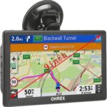 OHREX N900 GPS Navigator for Car, 9 inch Truck GPS Commercial Drivers, Trucker GPS for Semi Truck, Latest 2026 Map with Lifetime Updates, Lane Guidance