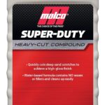 Malco Super Duty Heavy Cut Compound - Professional Cutting, Polishing and Finishing Compound/for Auto Paint Correction, Detailing and Buffing / 32 oz. (127632)