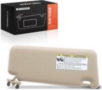 A-Premium Driver Left Side Sun Visor Compatible with Toyota Camry 2007 2008 2009 2010 2011 - with Vanity Mirror, Without Vanity Light, Beige Color - Replaces 74320-06780-E0, 7432006780E0 - Image 10