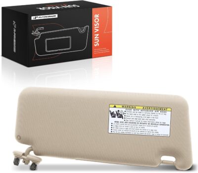 A-Premium Driver Left Side Sun Visor Compatible with Toyota Camry 2007 2008 2009 2010 2011 - with Vanity Mirror, Without Vanity Light, Beige Color - Replaces 74320-06780-E0, 7432006780E0 - Image 10