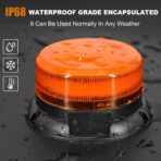 AnTom Magnetic Wireless Strobe Light, Waterproof Rechargeable LED Beacon Lights for Trucks, Vehicle Emergency Flashing Warning, forklifts,Tractors,Golf Carts,Cars - Image 6