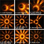 USB C Rechargeable LED Road Flares Emergency Lights with Magnetic Base, 9 Strobe Options Roadside Emergency Warning Car Safety Beacon Flashing Disc Flare Kit for Vehicles & Boat, 3 Pack - Image 4