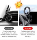 MaserWeller Car Phone Holder for Honda HR-V HRV 2023-2026 Accessories/CR-V CRV 2023 2024 2025 2026 Accessories 7/9-inch Screen Fixed Clip,Phone Mount Compatible with MagSafe, 360° Cell Phone Holder - Image 5