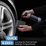 Torque Detail Graphene Tire Shine Spray - Long Lasting Deep Black Shine with No Sling - Graphene Protection Against UV Rays, Fading & Yellowing - Image 3