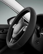 Skechers Steering Wheel Cover, Memory Foam Car Steering Wheel Covers,14.5-15inch Anti-Slip Safety Comfortable Design Universal Men Women Fits for 95% Truck,SUV,Cars(Black)