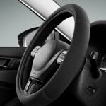 Skechers Steering Wheel Cover, Memory Foam Car Steering Wheel Covers,14.5-15inch Anti-Slip Safety Comfortable Design Universal Men Women Fits for 95% Truck,SUV,Cars(Black)