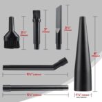 Shop-Vac Micro Cleaning Nozzle Kit, 1-1/4" Detailed-Cleaning Attachments for Compact Wet Dry Shop Vacuum, Storage Bag Included, 6 Pieces - Image 2