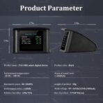 P10 obd2 Gauge Display Car Speedometer OBD2 Heads up Display for Cars with RPM, Water Temperature, Voltage, Fuel Consumption, Smart OBD2 Diagnostic Tool, Speed Alert - Image 5