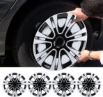 4 Pcs Car Wheel Hub Cap, Hub Caps 14 Inch Hubcaps Set Stylish Hubcap Wheel Covers Universal for Cars Truck SUV - Image 5