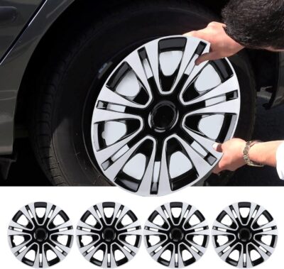 4 Pcs Car Wheel Hub Cap, Hub Caps 14 Inch Hubcaps Set Stylish Hubcap Wheel Covers Universal for Cars Truck SUV - Image 5