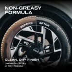 Nasiol DetailerShine Tire Gel, Long Lasting Shiny Tire Dressing, Deeper&Richer Black, Ultimate UV Protection, Easy Application, Non-Greasy Formula 16.9 fl oz - Image 3