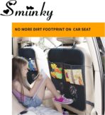 Kick Mats with Organizer - 2 Pack Backseat Protector Seat Covers for Your Car, SUV, Minivan or Truck Seats - Vehicle Back Seat Kids Safety Accessories - Universal Fit Automotive Interior Protectors - Image 3