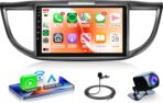 Rimoody 4G+64G Android 13 Car Stereo Radio for Honda CRV 2012-2016, Wireless Carplay Andorid auto GPS 5G-WiFi 9'' Touchscreen Bluetooth FM/RDS EQ-32 SWC Backup Camera
