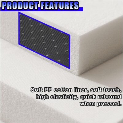 2PCS Car Elbow Pad Arm Rest Cover, Soft Armrest Cushion Pad for Arm Comfortable Support, Anti-Scratch Auto Armrest Pillow Protector, Universal Car Interior Accessory for Most Vehicles (Black) - Image 4