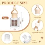 6 Pack Car Air Freshener - Mothers Day Gift for Her, Hanging Air Freshener Essential Oil Diffuser, Romantic Car Scents Cute Auto Decor Birthday Gifts for Women/Men - Image 9