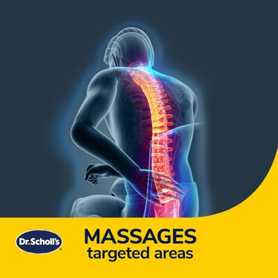 Dr. Scholl's Max Support Charcoal-Infused Lumbar Seat Cushion for Car, Truck, SUV — Black - Image 2