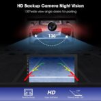 10.1 Inch Rotatable Carplay Screen for Car and Android Auto,Single Din Car Stereo with 720P Backup Camera,Touch Screen GPS Navigation,Bluetooth,Voice Control - Image 7