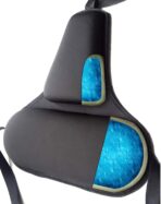 Tektrum Orthopedic Firm Gel Foam Back Support Lumbar Cushion for Home/Office Chair, Car Seat - Best for Back Pain, Sciatica, Tailbone Pain Relief, Improve Posture - Black (TD-GS1507-BLK)