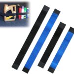 4 PCS Colorful Car Trunk Organizer Straps, Cars Storage Organizer Straps, Car Accessories, Cargo Storage Strap for SUV, Truck, Van (Blue, Black)