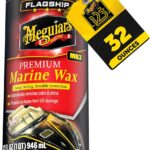 Meguiar’s Flagship Premium Marine Wax, M6332, Easy-to-Use Boat Polish and Wax that Removes Swirls, Scratches, and Oxidation While Adding Long-Lasting Protection, Gifts for Car Lovers, 32 Oz