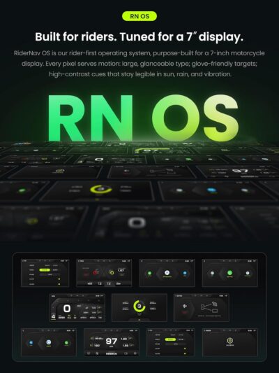 R7M 7" Wireless Motorcycle CarPlay & Android Auto for BMW Motorcycles - Native Wonder Wheel & Action Camera Control (GoPro/Insta360)| TPMS/RPM| OTA Updates|1200-Nit IP69K GPS | Nav Prep 5/6 - Image 7