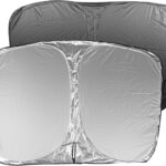 EYPINS Front Windshield Sunshade for Tesla Model Y Model 3 2016-2025 Accessories- Full-Cover Sun UV Protection Sunshade Car Accessory