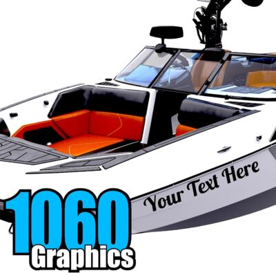 Custom Vinyl Boat Numbers & Letters (Two Decals) Marine Lettering Stickers - Image 12