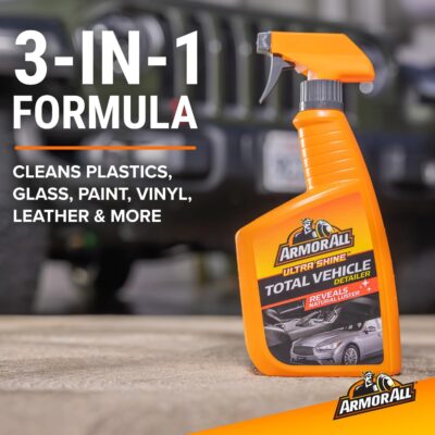 Armor All Ultra Shine Total Vehicle Detailer by Armor All, Car Detailer Spray for Interior and Exterior Use, 22 Fl Oz - Image 3