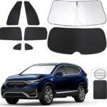 TINGLU Window Shades for Honda CR-V CRV 2017-2022 Accessories Car Side Full Windows Rear Triangular Windshield Sun Shade Sun UV Rays & Privacy Protection for Camping,Napping,and Relaxing 8PCS
