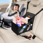 Kids Car Organizer Backseat- Easy-to-Reach Car Organizers and Storage for Back Seat Between Seats with Tissue Box and Side Pockets, Car Travel Accessories for Baby Long Trips with cup Holders - Image 5