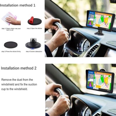 GPS Navigation for Car Truck 2025 - Navigation System 9 Inch Touchscreen Navigator with US/CA/MX Maps, Lifetime Free Map Updates, Voice Broadcast, Speed Camera Warning, Vehicle GPS Unit - Image 6