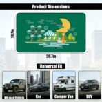 Magnetic Car Window Shade for Baby,Blackout Car Window Curtain,Car Shades for Side Windows,Sun Shade for Car Window baby,Cartoon Pattern Car Window Covers,UV Protection &Heat Blocking (Amusement park) - Image 2