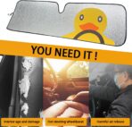 Windshield Sun Shade for Jeep Wrangler TJ JK JL & Gladiator JT 2/4 Door,Duck Sun Shade,Sunshade Windshield for Jeep Wrangler - Image 5