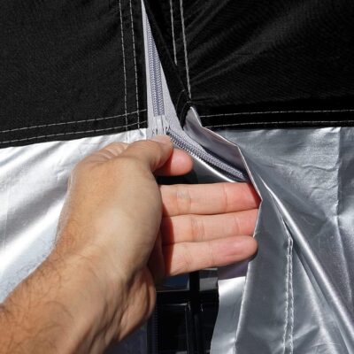 Titan Lightweight Poly 210T Car Cover for Large SUV 207-212" Waterproof, UV Protection, Scratch Resistant, Driver-Side Zippered Opening. Fits Escalade, Sequoia, Yukon and More. - Image 6