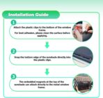 Car Window Shades for 2011-2023 4Runner - Rear Side Window Sun Shade for Baby, Breathable Mesh Car Privacy Window Covers, UV Protection & Heat Insulation for Road Trips Napping Camping (2 PCS) - Image 5