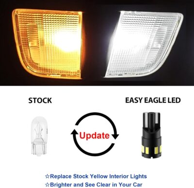 EASY EAGLE LED Interior Car Lights for Honda-Accord-2013-2022: 14 Piece Kit White LED Light Bulbs - Super Bright 6000K + Install Tool - Image 2
