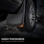 A-Premium Mud Flaps Compatible with Chevrolet Tahoe, Suburban & GMC Yukon, Yukon XL, 2021 2022 2023, No Drilling Required Mud Guards with Hardware Accessories, Set of 4 Front and Rear - Image 4