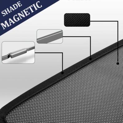 FEISHILINIYA Magnetic Car Side Window Sunshades for Toyota for Corolla (2020-2025) Built-in Magnets Rear Passenger Privacy Auto Windows Sun Shade for Corolla 12TH Accessories - Image 4