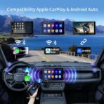 Haudio 7 Inch Double Din Car Stereo with Wireless Apple CarPlay & Android Auto, 2+32G Android 13 Car Radio, Bluetooth, GPS Navigation, FM AM RDS, IPS Touchscreen, Backup Camera Ready - Image 3