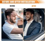 Car Headrest Pillow for Driving - Memory Foam Soft Automotive Neck Support Pillow Cushion with Adjustable Strap - Comfortable Car Seat Headrest Pillow for Neck Pain Pressure Relief (Gray) - Image 5