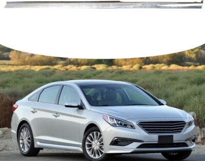 Chrome Garnish Molding Trim Front Left Replacement for Sonata 2015-2017 Replacement for 87771C1000 - Image 2