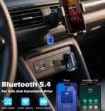 Bluetooth AUX Adapter for Car, Auxiliary Bluetooth Adapter for Car Music & Handsfree Call, 11H Battery Life Wireless Music Receiver for Home Stereo Volume Control, KAIY Wireless Receiver - Image 2