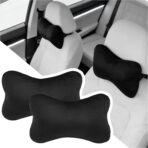 2PCS Car Headrest Pillow Soft & Comfortable,Breathable Car Neck Pillow for Neck Support & Relieve Driving Fatigue,All-Season Necks Pillows for Cars Interior Accessories