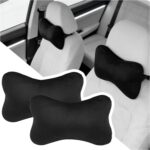 2PCS Car Headrest Pillow Soft & Comfortable,Breathable Car Neck Pillow for Neck Support & Relieve Driving Fatigue,All-Season Necks Pillows for Cars Interior Accessories