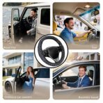 Leopard Print Steering Wheel Cover | Non Slip, Breathable Neoprene | Universal 15 Inch Fit (14.5"-15.5") | Comfort Grip | Fade Resistant | Easy Install-Comfort Grip for Cars, Trucks, SUVs - Image 4