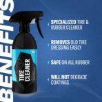 Gyeon Tire Cleaner Advanced Rubber Cleaner For Tires Trim Mats Restores Deep Clean And Preparation Removes Embedded Dirt Grime Dressing Residue Long Lasting Results Detailing Essential - Image 2