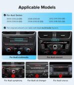10.25" Linux Car Stereo for Audi A4 B8 S4 A5 S5 RS5 (2009-2016) Audi Multimedia MMI System - Wireless CarPlay Android Auto Head Unit, 1920x720 IPS Touch Screen, Retains Factory Knob Control - Image 2