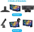 Wireless Carplay Screen for Car, 10.26" HD Car Stereo Touch Screen with Android Auto& Carpaly, 1080p Backup Camera, Car Audio Receiver with Voice Control, Mirror Link, Bluetooth, Navigation - Image 6