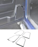 Interior Door Speaker Cover Trim Frame for Dodge Ram 1500 2010-2017 Car Interior Accessories, Chrome