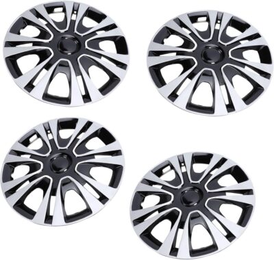 Focket Wheel Covers 14 Inch, Universal Fit Set of 4 Hubcaps with Snap Fit Design for Car Truck SUV - Image 4
